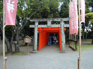 水前寺成趣園の入り口(JPG-41k)