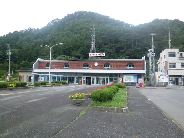 岩泉線の岩泉駅(JPG-68k)