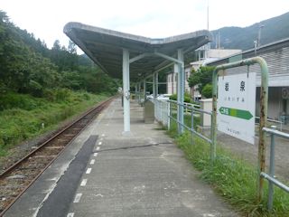 岩泉駅ホーム(JPG-30k)