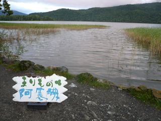 まりもの阿寒湖(JPG-30k)